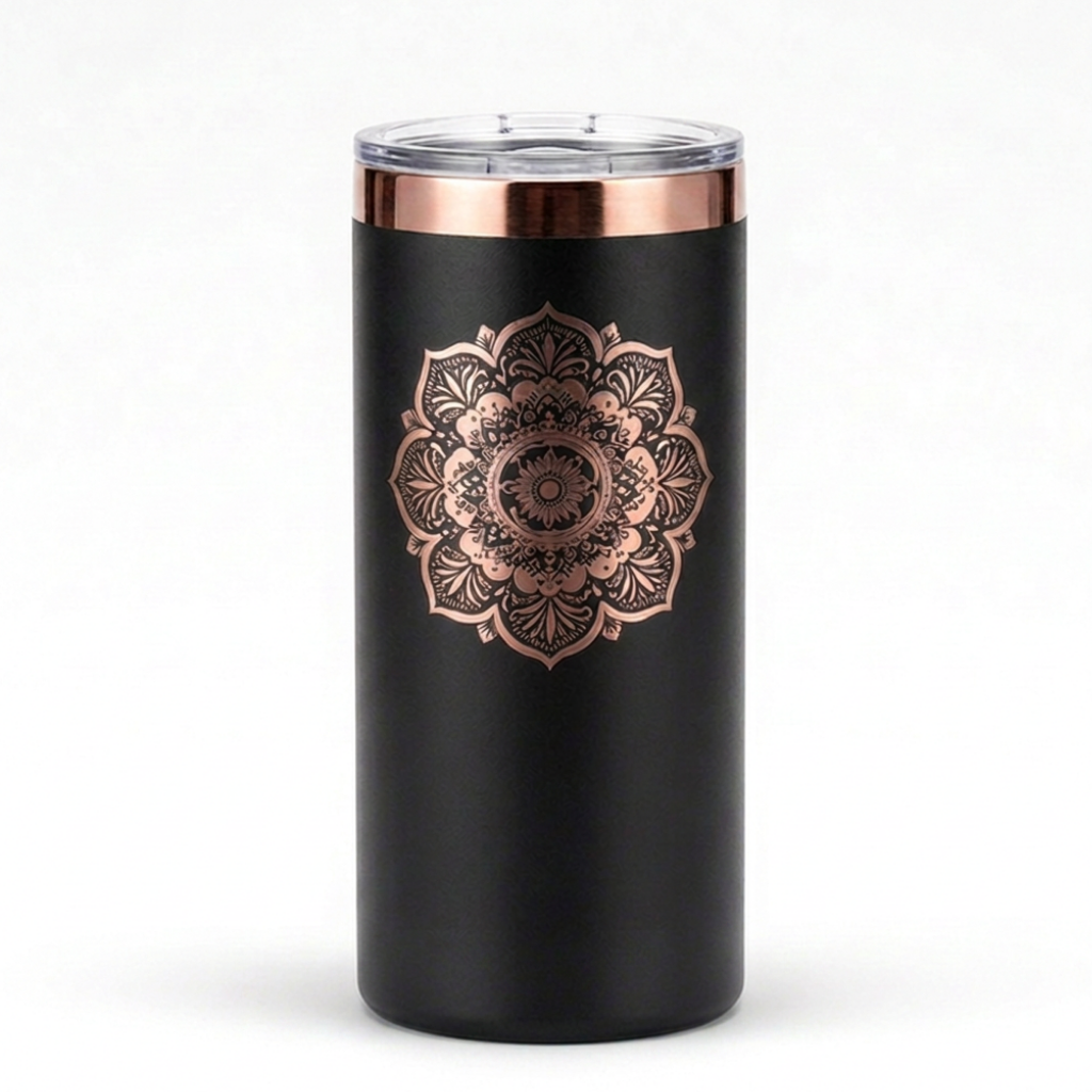 Straight Double Wall Skinny 20oz  Stainless Steel Insulated Tumbler