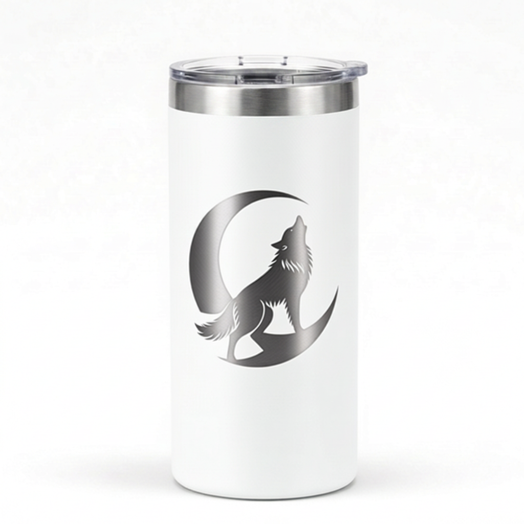 Straight Double Wall Skinny 20oz  Stainless Steel Insulated Tumbler